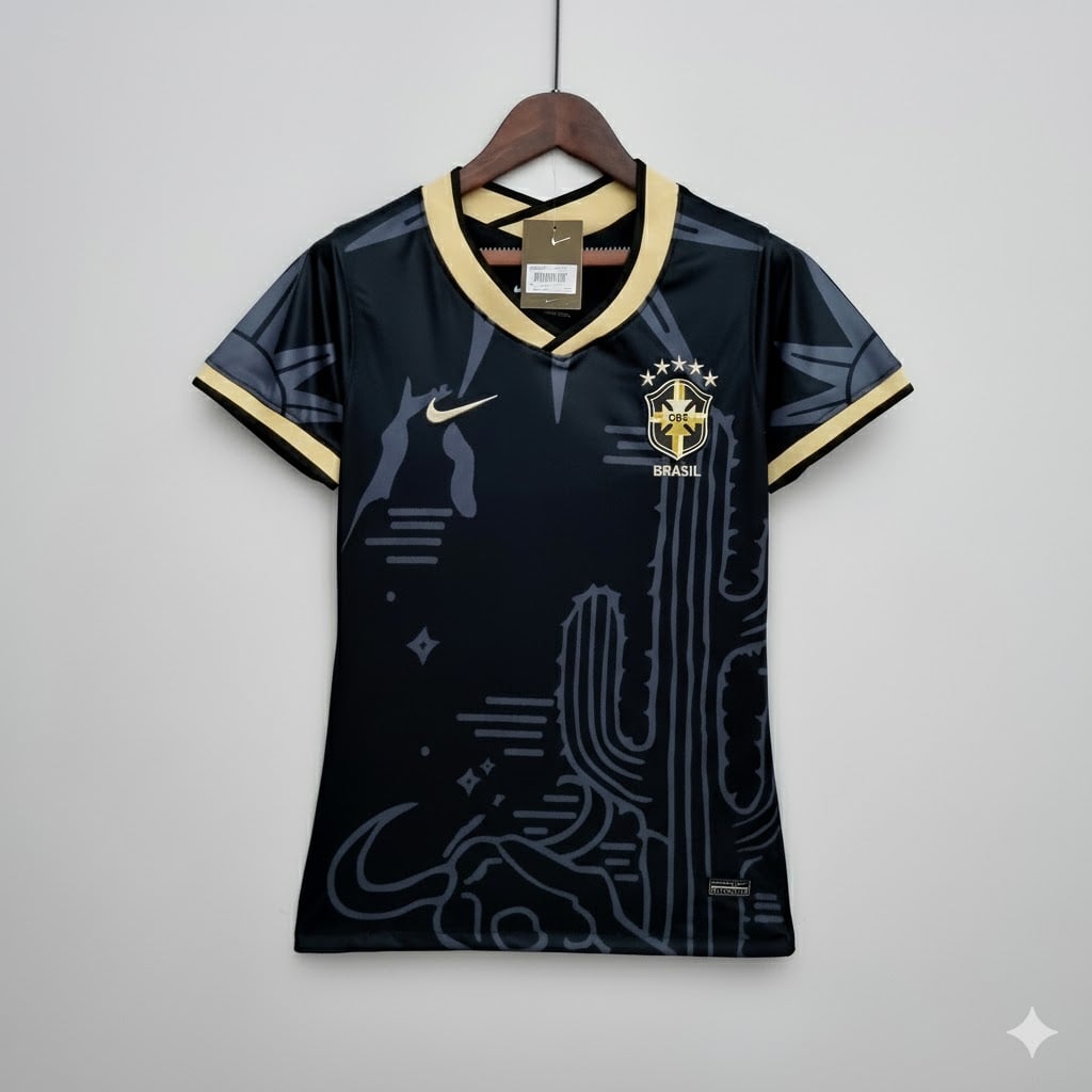 Camisa Feminina Brasil Comemorativa 2024/25